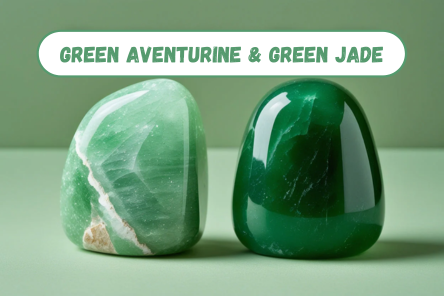 Green Aventurine & Green Jade - Brings Good luck & Opportunities